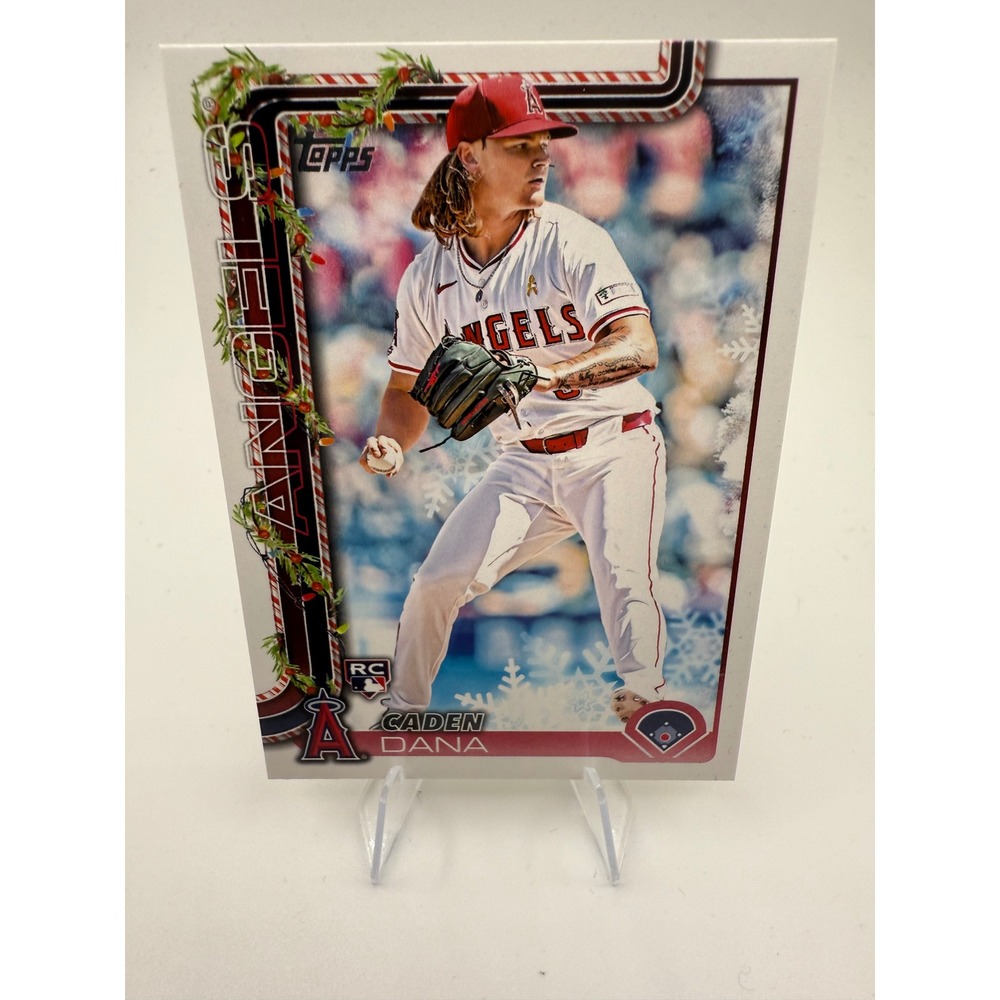 2023 Topps Chrome Holiday Caden Dana RC Rookie Card Angels HT133